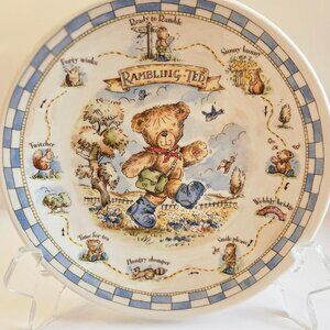 VTG Wedgewood Rambling Ted plate designed by Michael Abrams 6.5 dia